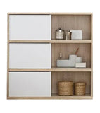 BARI SLIDING BOOKCASE