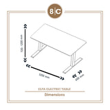 ELTA ERGONOMIC ELECTRIC TABLE SINGLE MOTOR