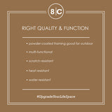 ORBY 2-SEATER DINING SET