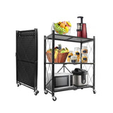 MACO 3-LAYER FOLDABLE BOOKCASE (BLACK)