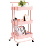 MULI KITCHEN TROLLEY/ RACK (PINK)