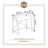 YUZU FOLDABLE TABLE (BLACK-BEECH)
