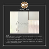 (8C FURNITURE FACTORY OUTLET) MUSK 3-DOOR WARDROBE