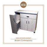 URSA KITCHEN CABINET 0.8M (SHIMO ASH)