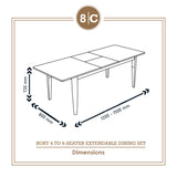 RORY 4S- 6S DINING SET