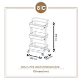 MULI KITCHEN TROLLEY/ RACK (BLUE)