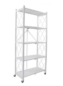 MACO 5-LAYER FOLDABLE BOOKCASE (WHITE)
