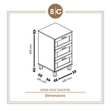 (8C FURNITURE FACTORY OUTLET) MUSK SIDE DRAWER