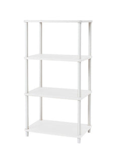 STACK 4-LAYER BOOKCASE (WHITE)