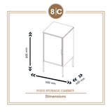 TODU STORAGE CABINET (LIGHT GRAY)