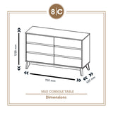 MAU CONSOLE TABLE (OAK)