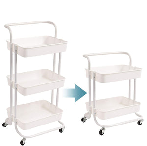 MULI KITCHEN TROLLEY/ RACK (WHITE)