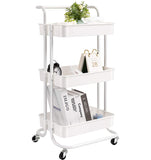 MULI KITCHEN TROLLEY/ RACK (WHITE)