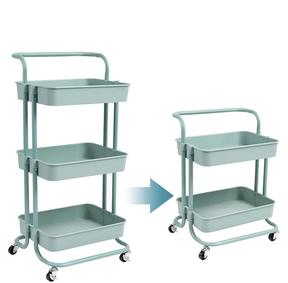 MULI KITCHEN TROLLEY/ RACK (BLUE)