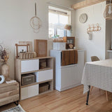 BARI SLIDING BOOKCASE